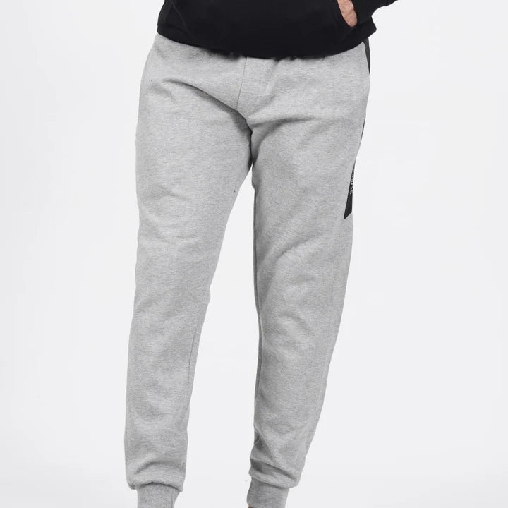 Gray Interlock Joggers